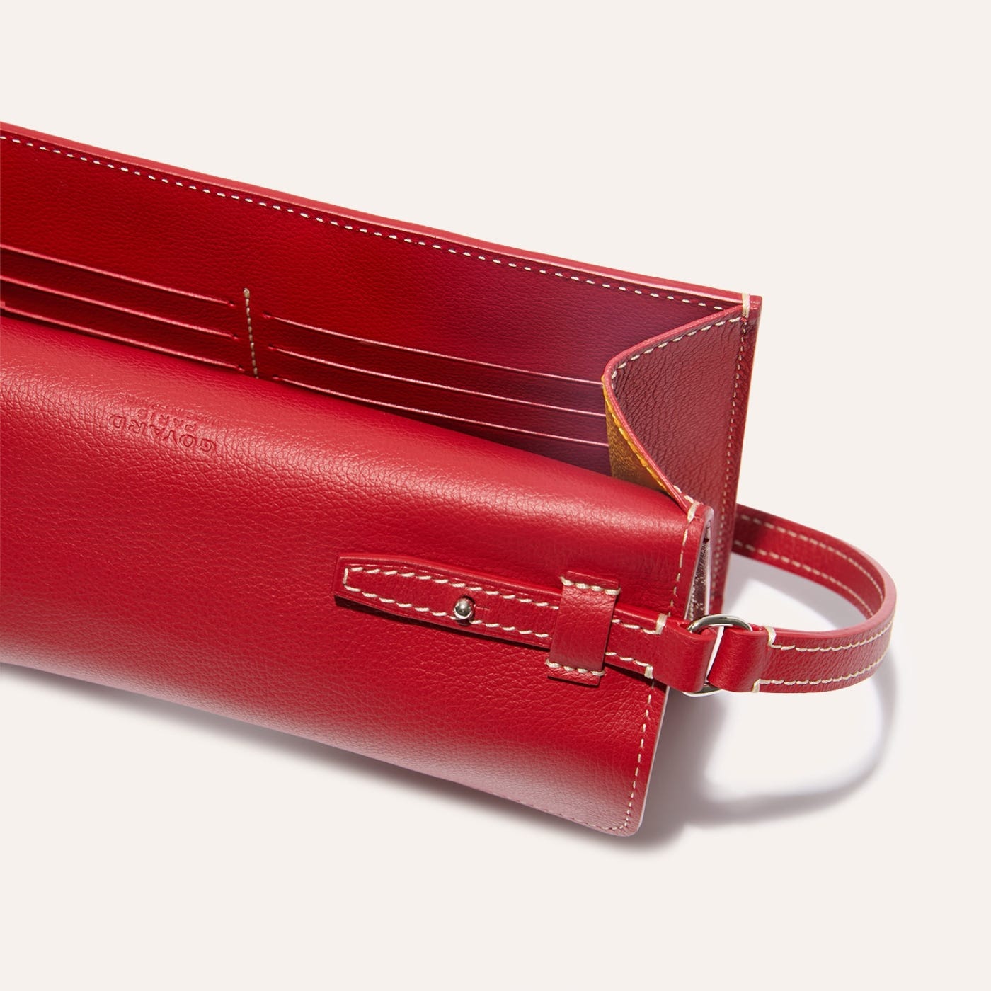 Goyard Chypre Wallet-Pouch Red - Image 5